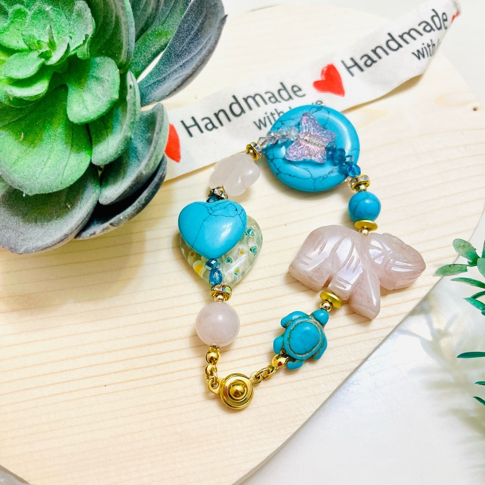 Handmade Charmed Bracelet.